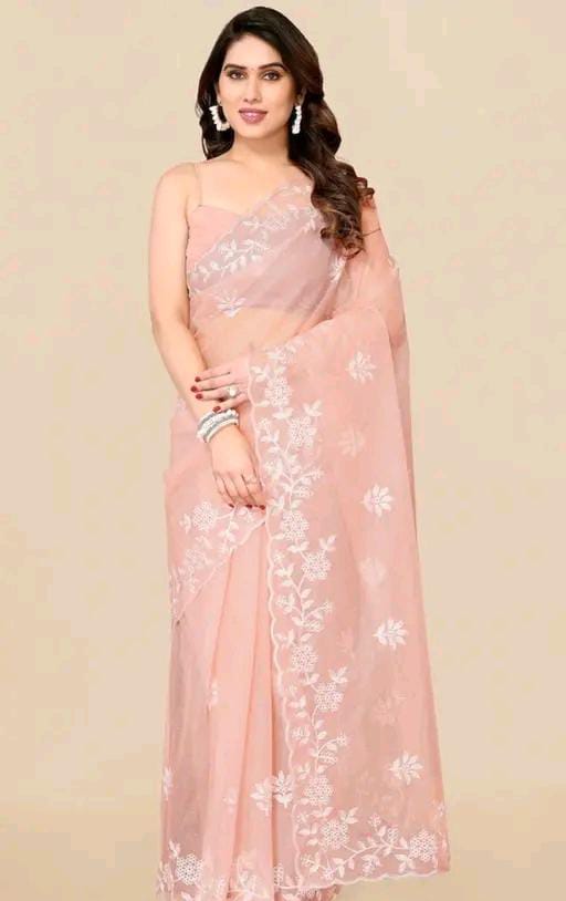 PREMIUM QUALITY PARTY WEAR NET SAREE