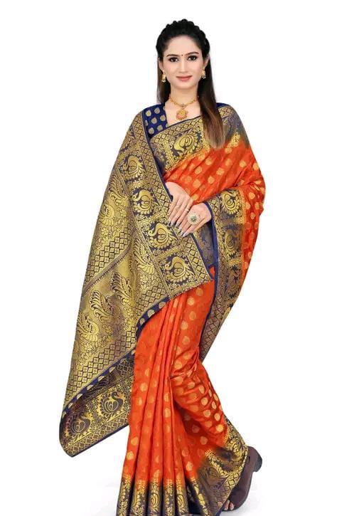 BOLLYWOOD STYLE BANARSI SILK SAREE