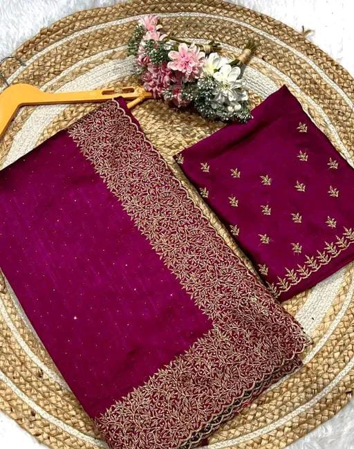 BOLLYWOOD STYLE EMBROIDERED SAREE