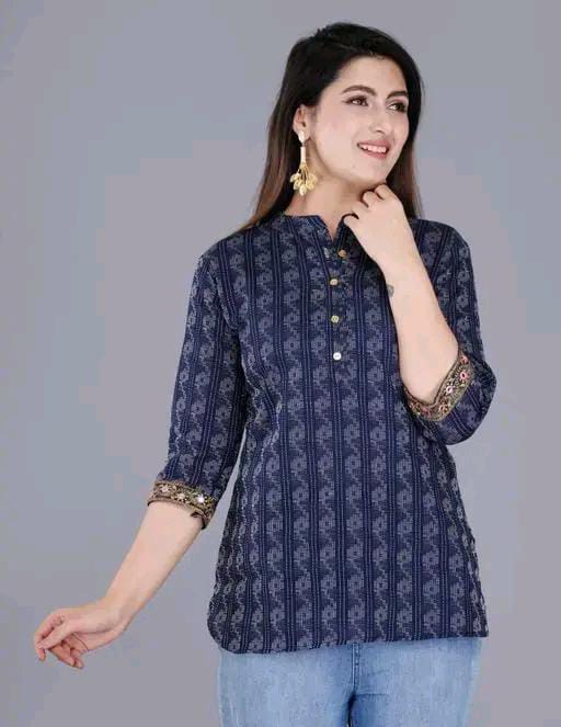 TRENDING COTTON TOP KURTI