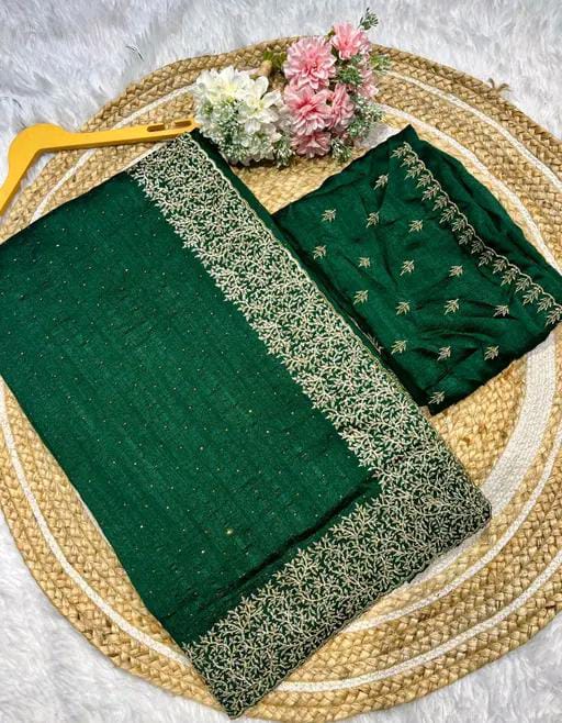 TRENDING EMBROIDERED SAREE