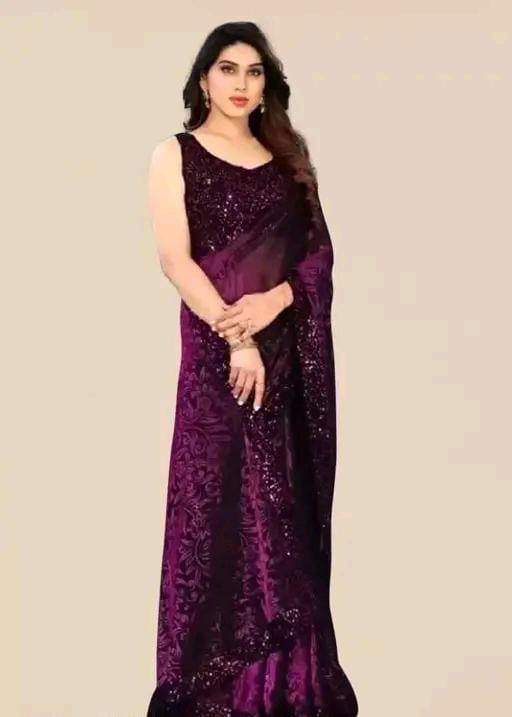 EMBROIDERED BOLLYWOOD ZARI SAREE