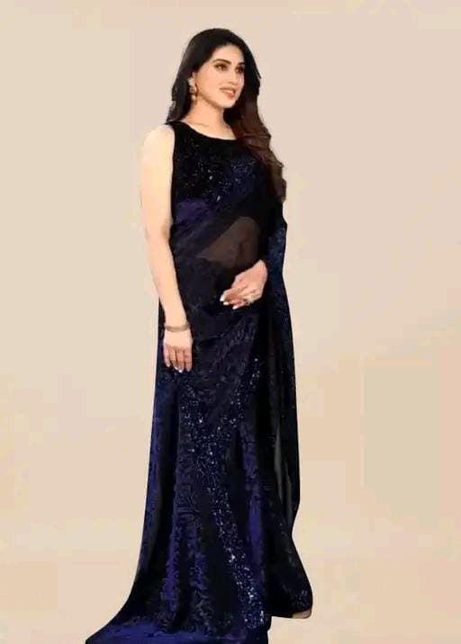 EMBROIDERED BOLLYWOOD ZARI SAREE