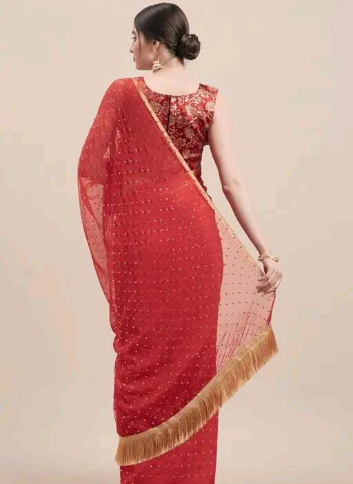 NEW BOLLYWOOD CHIFFON SAREE