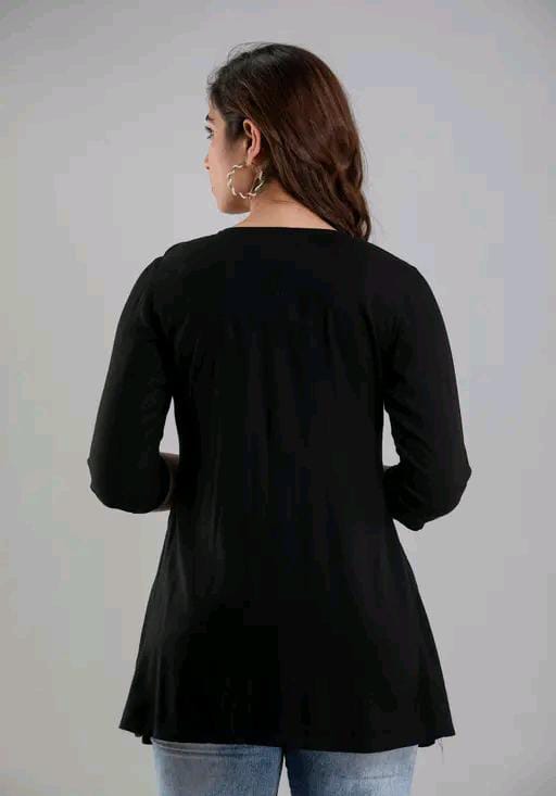 SUMMER SPECIAL COTTON EMBROIDERED TOP FOR WOMEN'S