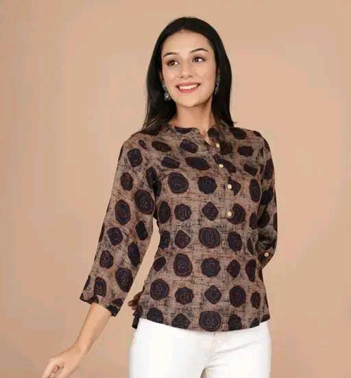 COTTON PRINTED TOP
