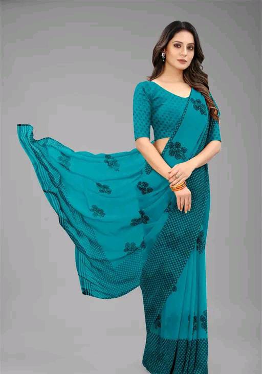 PRINTED CHIFFON SAREE