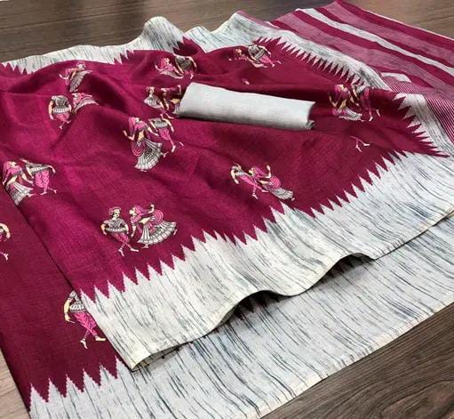 WOMEN'S PRINTED SAREE