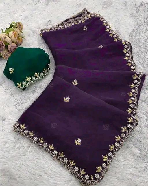 JIMMY CHOO ORGANZA SAREE