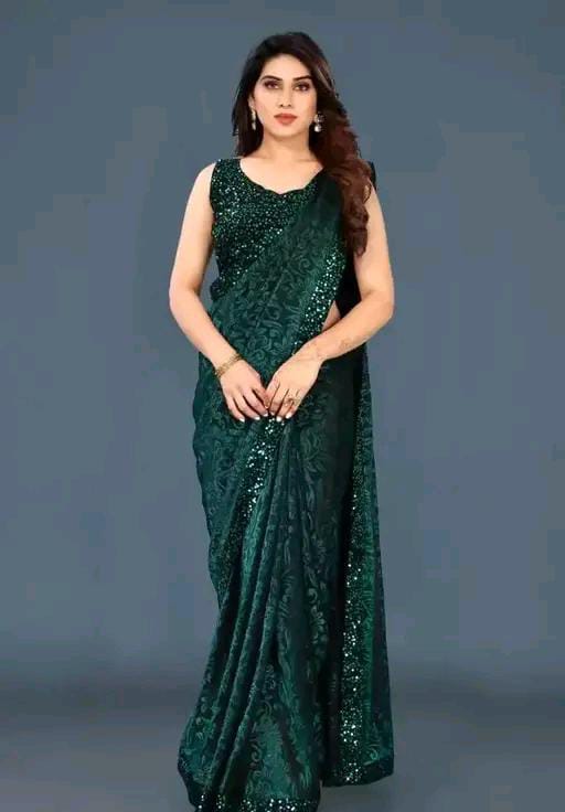 EMBROIDERED BOLLYWOOD ZARI SAREE