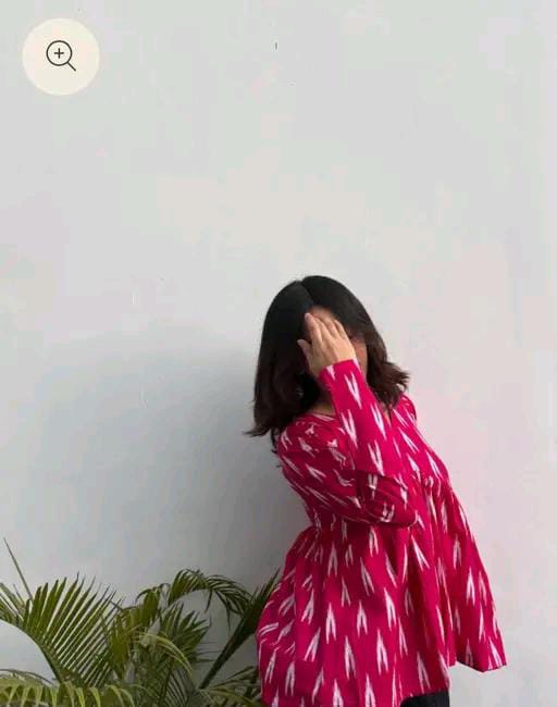 PRINTED COTTON TOP FOR WOMEN'S