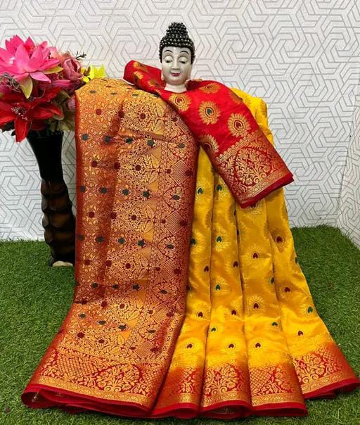 TRENDING BANARSI SILK SAREE