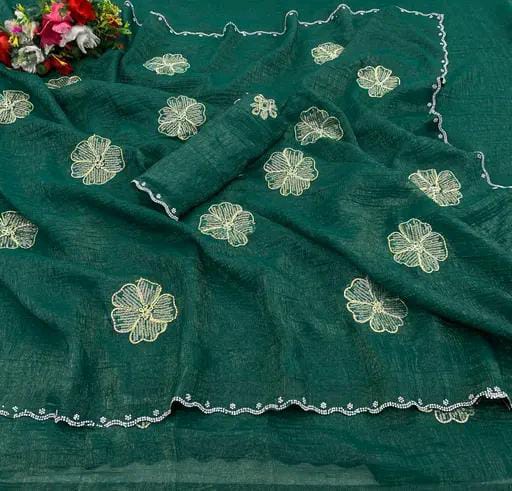 CHIFFON HANDWORK SAREE