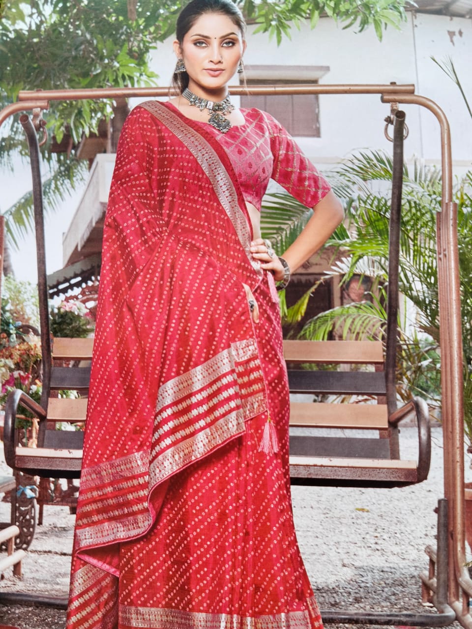 Mirchi Magic crafting Single pack Fancy Saree