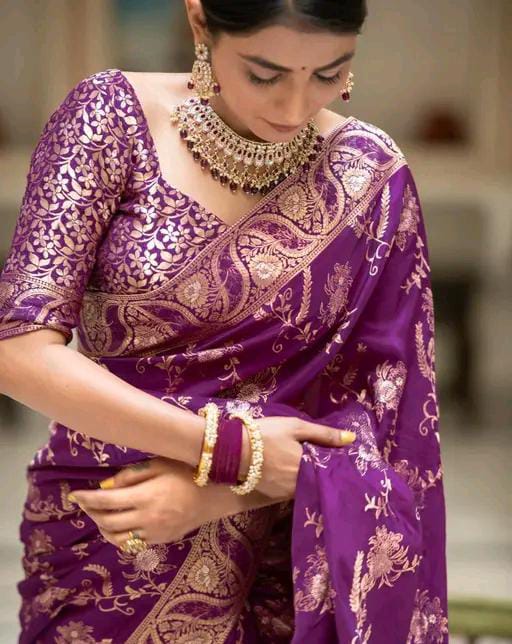 TRENDING SILK BANARSI SAREE