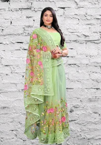 TRENDING BOLLYWOOD STYLE NET SAREE