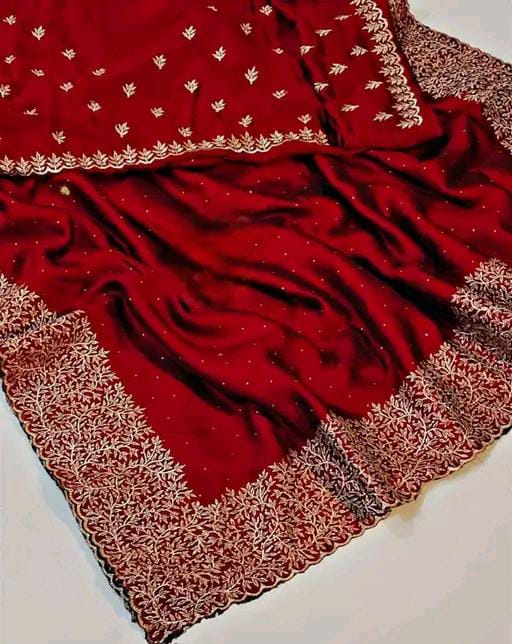 TRENDING HEAVY ZARI WORK SAREE