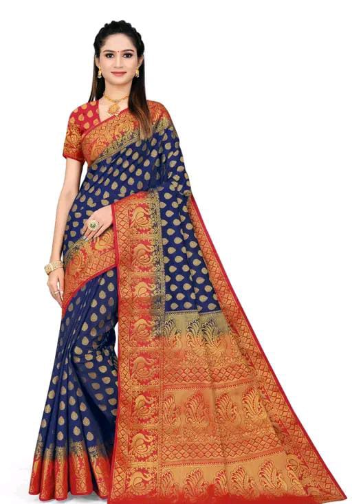 TRENDING BANARSI SILK SAREE