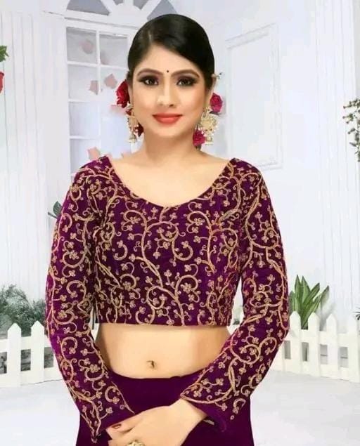 TRENDING VELVET SILK SAREE