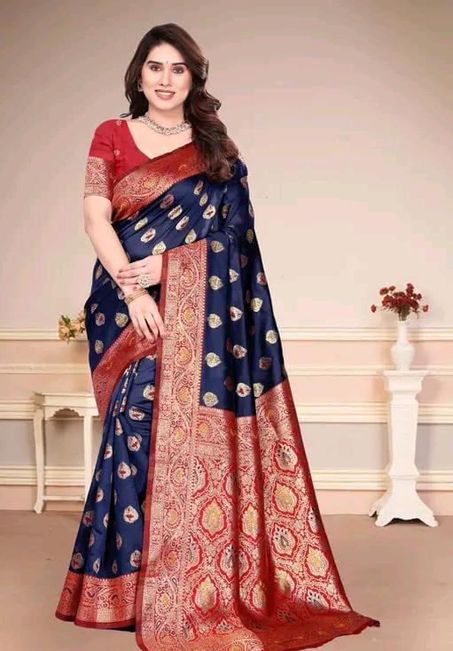 WOMEN'S BANARSI SILK SAREE