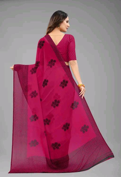 PRINTED CHIFFON SAREE