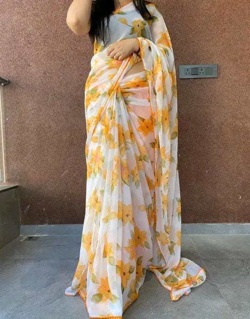 SUMMER SPECIAL PRINTED GEORGETTE SAREE