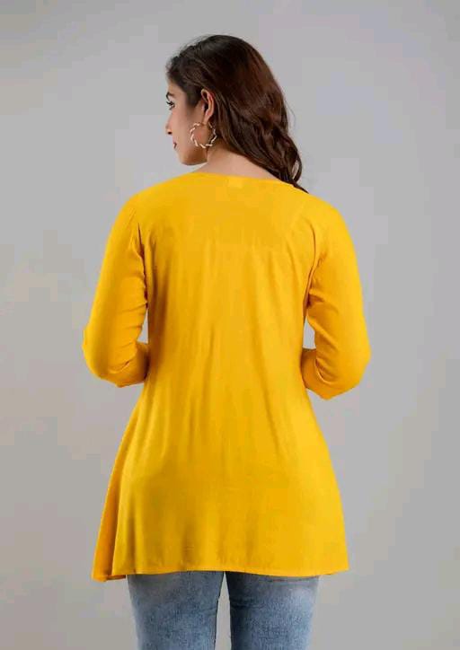 COTTON EMBROIDERED TOP FOR WOMEN'S