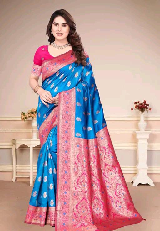 WOMEN'S BANARSI SILK SAREE
